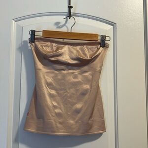 Ruby ribbon strapless cami.
